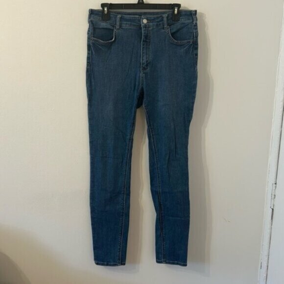 Anthropologie Pilcro High-Rise Skinny Jeans Denim Size 31 Tall - Picture 3 of 8